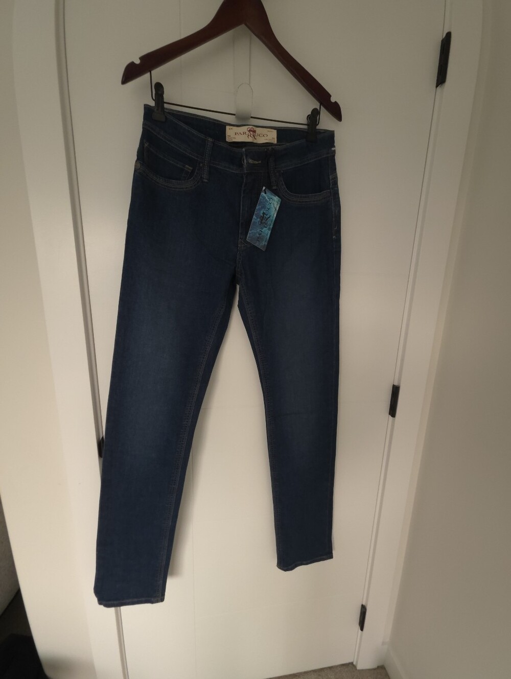 New Parasuco Men's Jeans - Mike Medium Rise Slim Fit - Size 30x34 Blue Denim